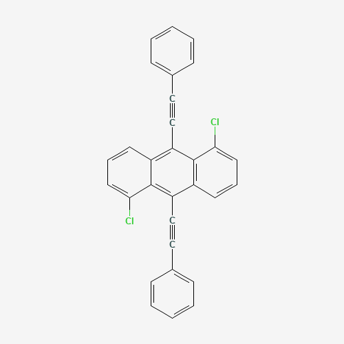 51580-24-6 9,10-BIS(PHENYLETHYNYL)-1,5-DICHLOROANTHRACENE chemical structure