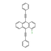 41105-35-5 1-Chloro-9,10-bis(phenylethynyl)anthracene chemical structure