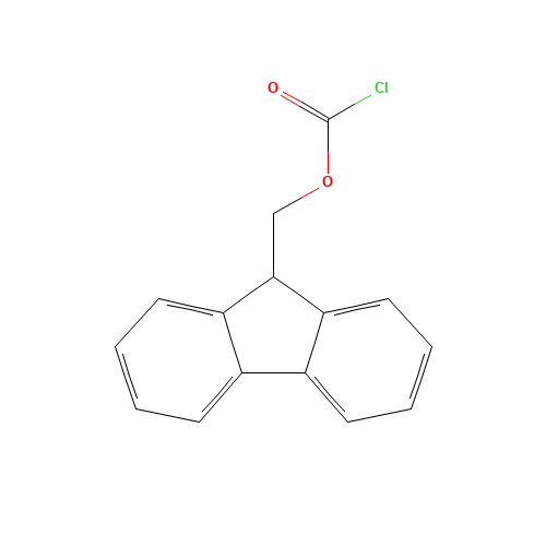 28920-43-6 9-Fluorenylmethyl chloroformate chemical structure
