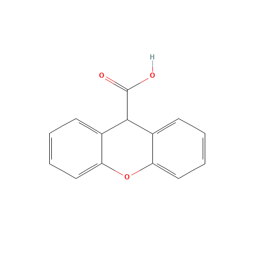 82-07-5 XANTHENE-9-CARBOXYLIC ACID chemical structure