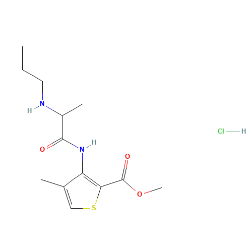 23964-57-0 Articaine hydrochloride chemical structure