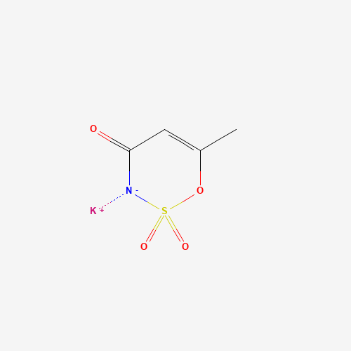 55589-62-3 6-Methyl-1,2,3-oxathiazin-4(3H)-one 2,2-dioxide potassium salt chemical structure