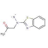 6277-26-5 ACETONE-BENZOTHIAZOLYL-2-HYDRAZONE chemical structure