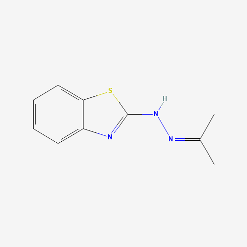 6277-26-5 ACETONE-BENZOTHIAZOLYL-2-HYDRAZONE chemical structure