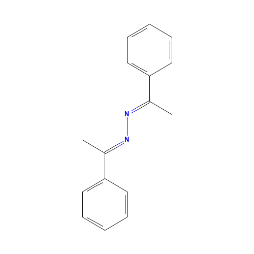 729-43-1 ACETOPHENONE AZINE chemical structure