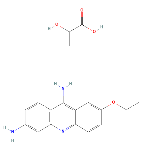 1837-57-6 6,9-DIAMINO-2-ETHOXYACRIDINE LACTATE chemical structure