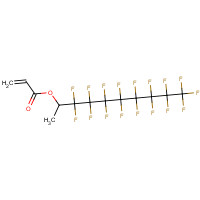 27905-45-9 1H,1H,2H,2H-Heptadecafluorodecyl acrylate chemical structure