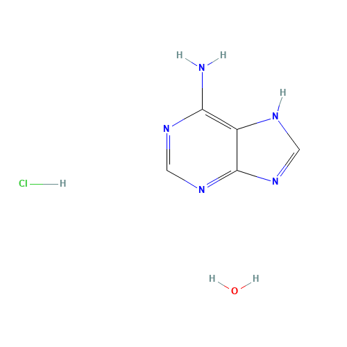 6055-72-7 Adenine hydrochloride hemihydrate chemical structure