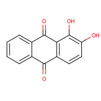 72-48-0 1,2-Dihydroxy-9,10-anthracenedione chemical structure