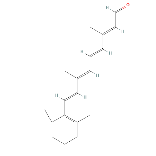 116-31-4 ALL-TRANS-RETINAL chemical structure