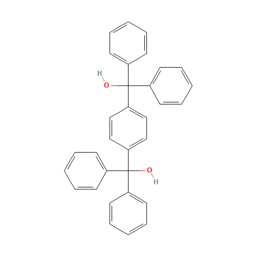 57155-57-4 alpha,alpha,alpha',alpha'-Tetraphenyl-1,4-benzenedimethanol chemical structure