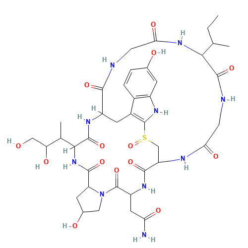 23109-05-9 ALPHA-AMANITIN chemical structure