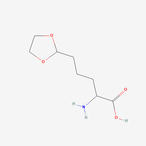 170242-34-9 2-AMINO-5-[1,3]DIOXOLAN-2-YL-PENTANOIC ACID chemical structure