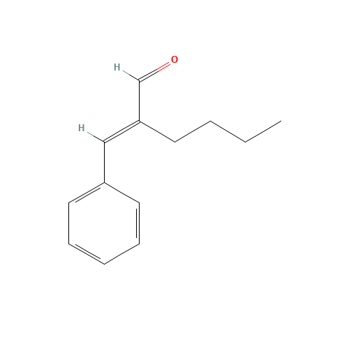 7492-44-6 BUTYL CINNAMIC ALDEHYDE chemical structure