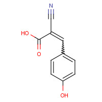 28166-41-8 ALPHA-CYANO-4-HYDROXYCINNAMIC ACID chemical structure