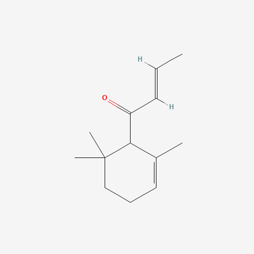 43052-87-5 1-(2,6,6-Trimethyl-cyclohex-2-enyl)-but-2-en-1-one chemical structure