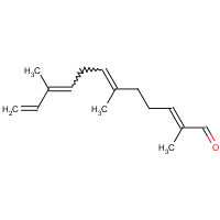 17909-77-2 (E,E,E)-2,6,10-trimethyldodeca-2,6,9,11-tetraen-1-al chemical structure