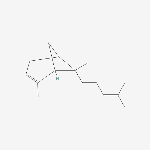 17699-05-7 2,6-dimethyl-6-(4-methyl-3-pentenyl)bicyclo[3.1.1]hept-2-ene chemical structure