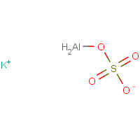 7784-24-9 ALUMINIUM POTASSIUM SULFATE chemical structure