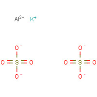 10043-67-1 ALUMINUM POTASSIUM SULFATE chemical structure