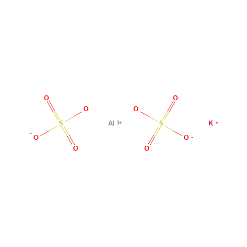 10043-67-1 ALUMINUM POTASSIUM SULFATE chemical structure