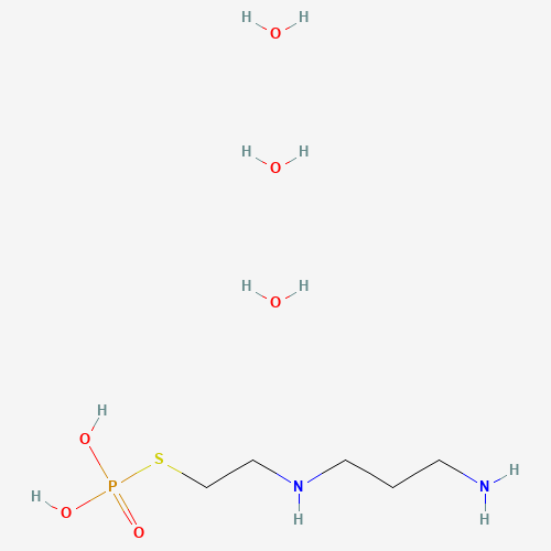 112901-68-5 2-(3-Aminopropylamino)ethylsulfanylphosphonic acid trihydrate chemical structure