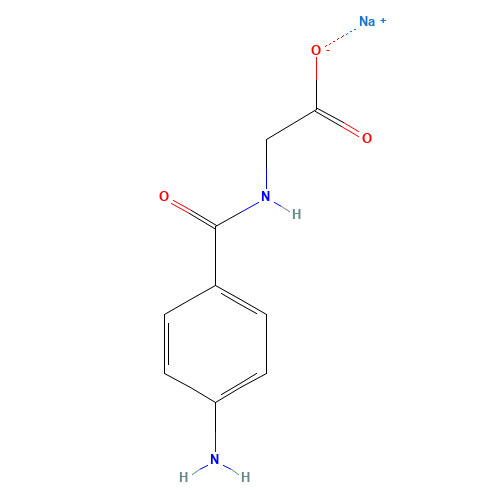 94-16-6 P-AMINOHIPPURIC ACID SODIUM SALT chemical structure