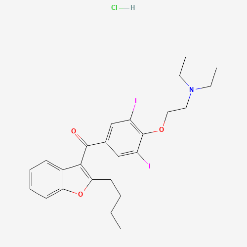 19774-82-4 Amiodarone hydrochloride chemical structure