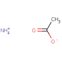 631-61-8 Ammonium acetate chemical structure