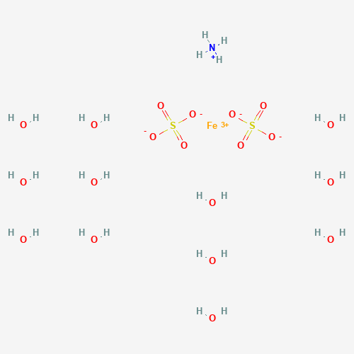 7783-83-7 Ammonium ferric sulfate dodecahydrate chemical structure
