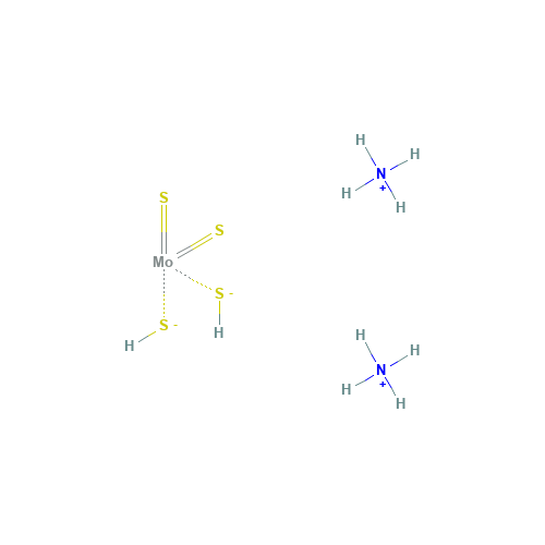 15060-55-6 AMMONIUM TETRATHIOMOLYBDATE chemical structure