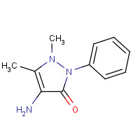 83-07-8 4-Aminoantipyrine chemical structure