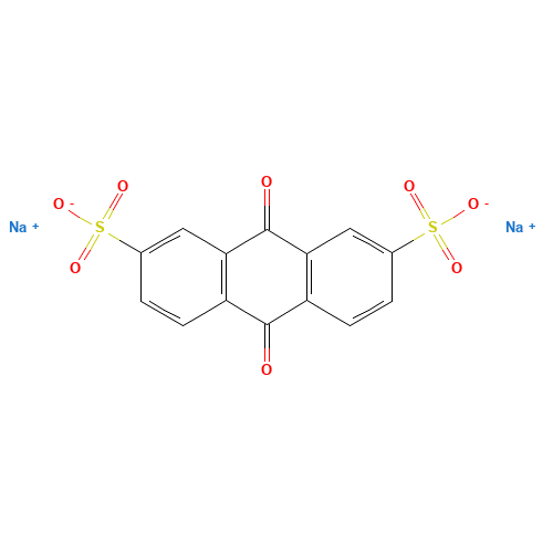 853-67-8 ANTHRAQUINONE-2,7-DISULFONIC ACID DISODIUM SALT chemical structure