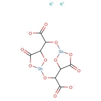 11071-15-1 L-Antimony potassium tartrate chemical structure