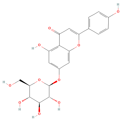578-74-5 Apigenin 7-glucoside chemical structure