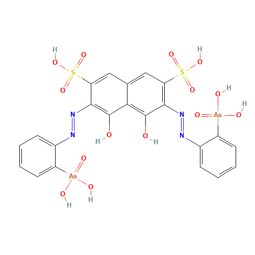 1668-00-4 ARSENAZO III SODIUM SALT chemical structure