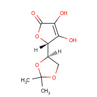 15042-01-0 (+)-5,6-O-Isopropylidene-L-ascorbic acid chemical structure