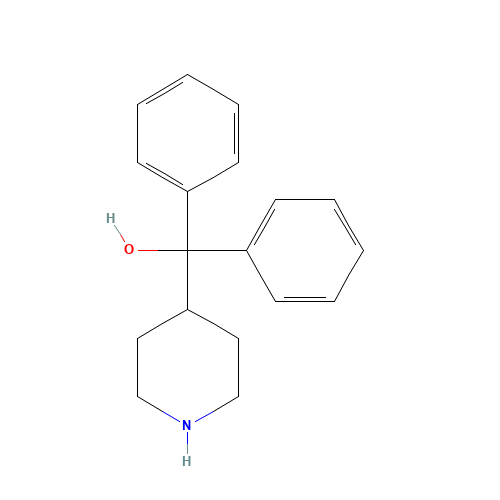 115-46-8 alpha,alpha-Diphenyl-4-piperidinomethanol chemical structure