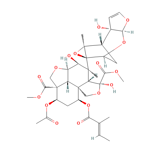 11141-17-6 AZADIRACHTIN A chemical structure