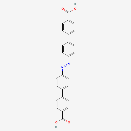 148-85-6 4',4'''-azobis[[1,1'-biphenyl]-4-carboxylic] acid chemical structure