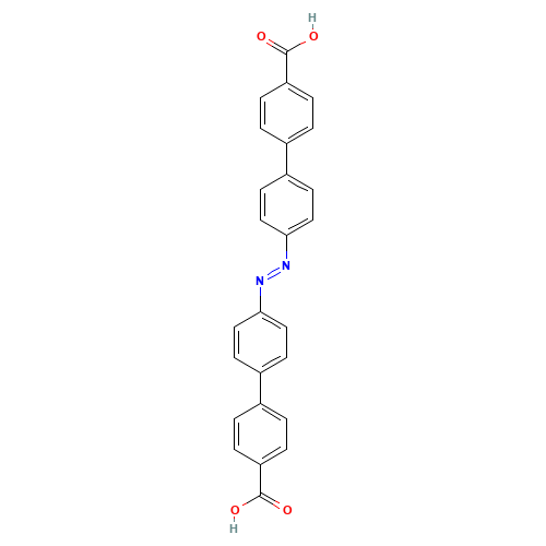 148-85-6 4',4'''-azobis[[1,1'-biphenyl]-4-carboxylic] acid chemical structure
