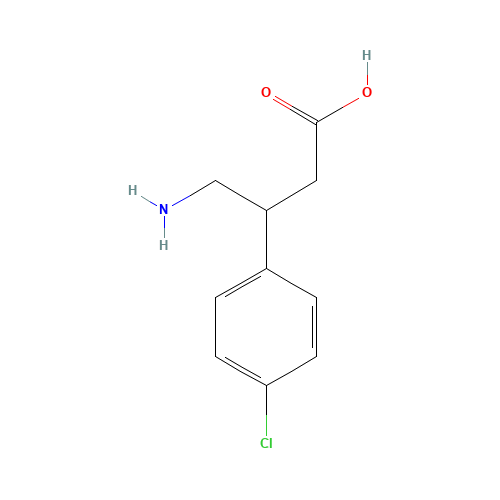 1134-47-0 Baclofen chemical structure