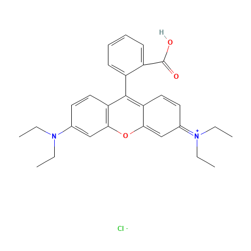 81-88-9 Rhodamine B chemical structure