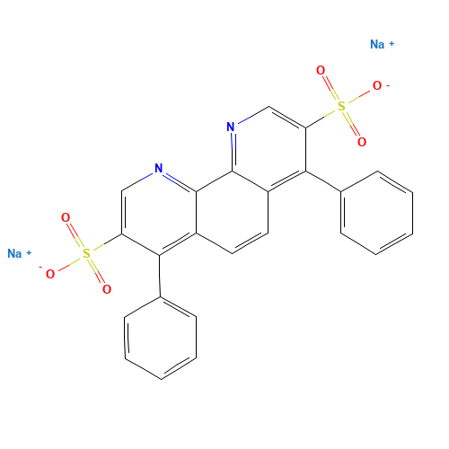 52746-49-3 BATHOPHENANTHROLINEDISULFONIC ACID DISODIUM SALT TRIHYDRATE chemical structure