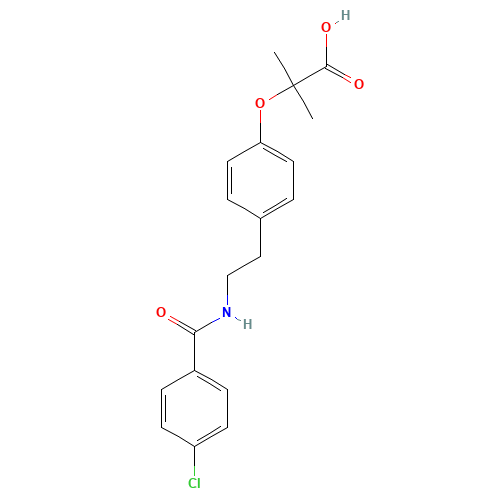 41859-67-0 Bezafibrate chemical structure