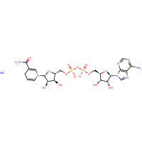 606-68-8 beta-Nicotinamide adenine dinucleotide disodium salt chemical structure
