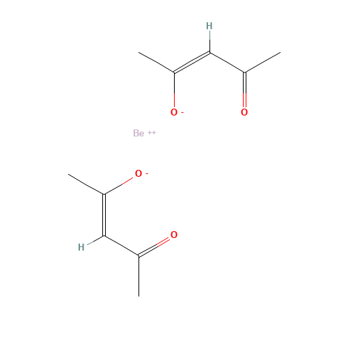 10210-64-7 BERYLLIUM 2,4-PENTANEDIONATE chemical structure