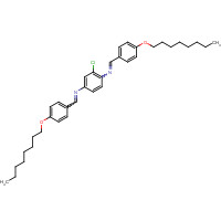 26456-28-0 BIS(P-OCTYLOXYBENZYLIDENE) 2-CHLORO-1,4-PHENYLENEDIAMINE chemical structure