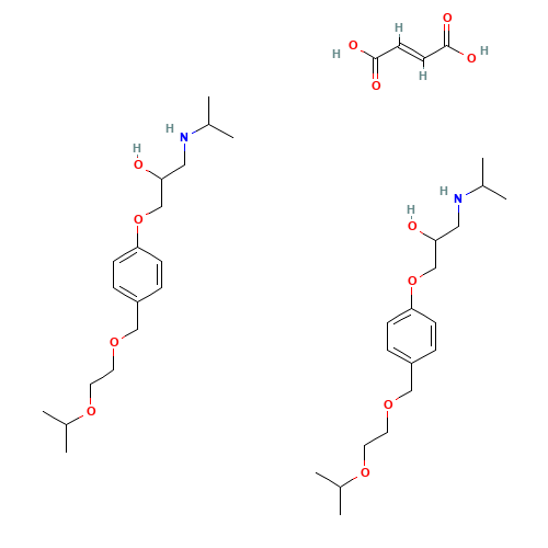 104344-23-2 Bisoprololfumarat chemical structure