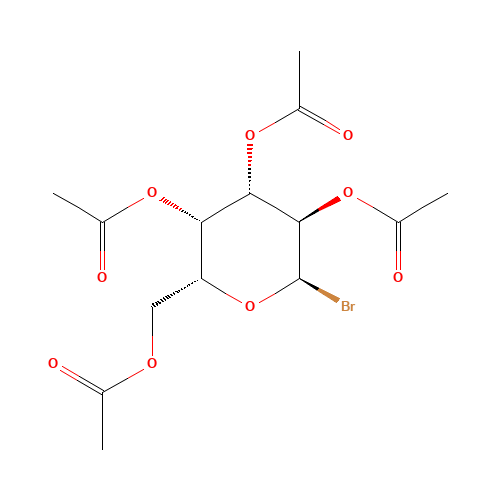 3068-32-4 2,3,4,6-Tetra-O-acetyl-alpha-D-galactopyranosyl bromide chemical structure